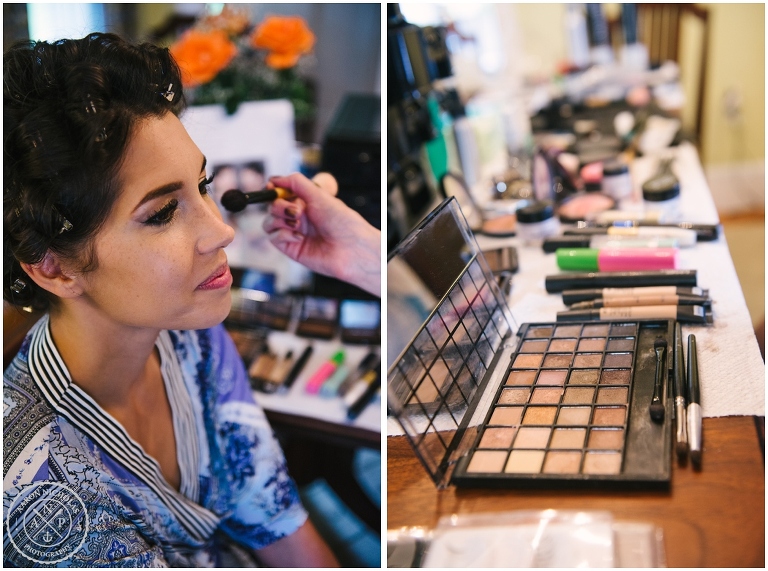 Bride getting ready, bridal make-up, Sydney Lauren Makeup, Wedding on a private residence in Danbury, New Hampshire. Photo by Aaron Nicholas Photography, destination wedding photographer based in Charleston, South Carolina_0626