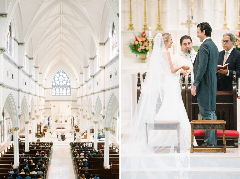Wedding at Cathedral of St John The Baptist, Nahila and Bernard's Middleton Place wedding by Charleston wedding photographers Aaron and Jillian Photography_0027