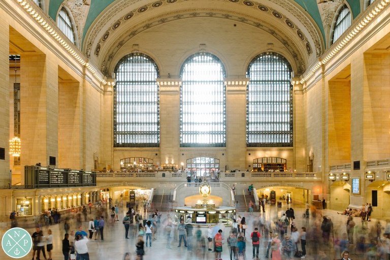 Grand central station new york city long exposure
