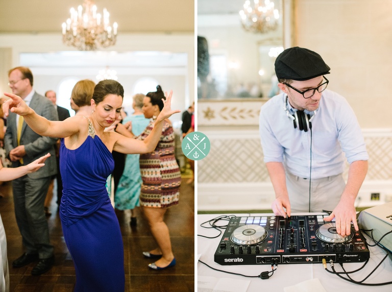 Guests dancing at a New York Botanical Gardens wedding by Charleston wedding photographers Aaron and Jillian Photography -_0058
